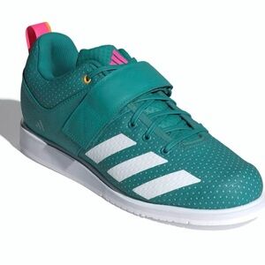 Adidas Teal Powerlift 5 Men’s 7 Women’s 8 Weightlifting Powerlifting Sneakers